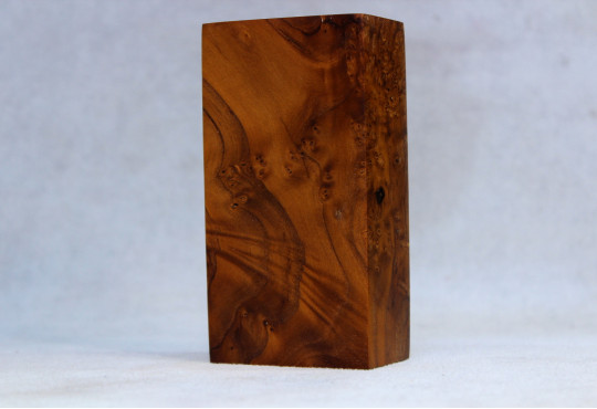 Stabilized Russian Olive Burl Wood Mod Block